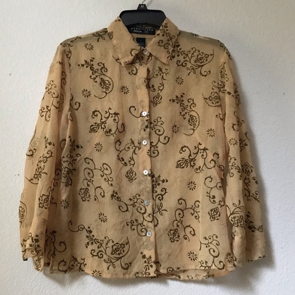 VTG Crazy Horse Collection Button down Top - Picture 1 of 8